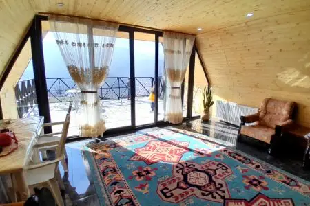 کلبه سوئیسی جکوزی دار در زیرآب - خواجکلا