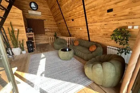 کلبه سوئیسی جکوزی دار در زیرآب - سرخکلا