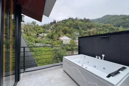 کلبه سوئیسی جکوزی دار در رامسر - سیاسان