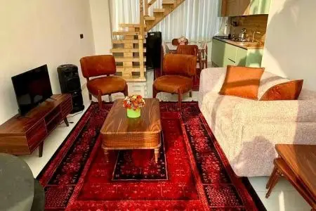 ویلا جکوزی دار با معماری مینیمال در آمل