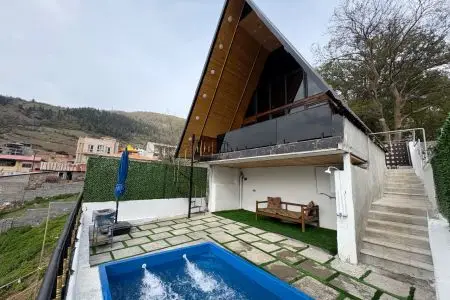کلبه با استخر کوچک در زیرآب - خرمندیچال