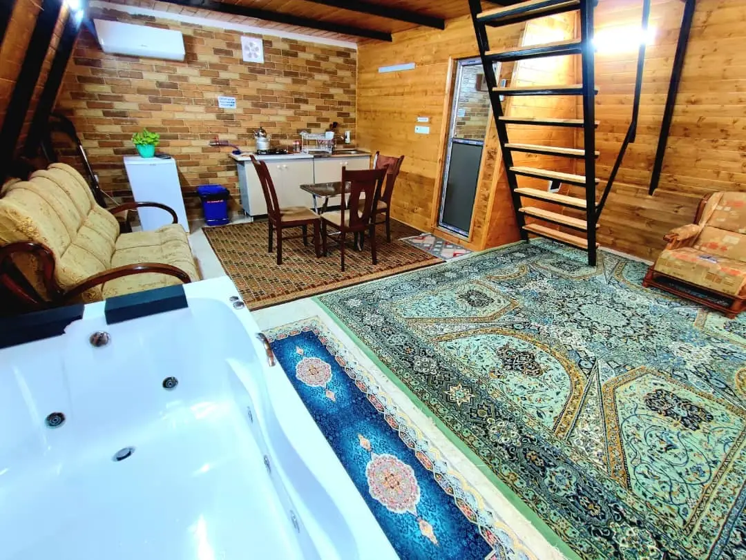 اجاره کلبه سوئیسی جکوزی دار - بابلکنار - 2